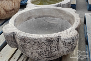 Mortaio Etrusco Grigio h. 35